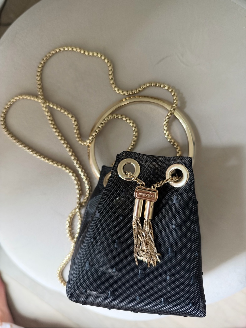 Jimmy choo micro bon bon bag